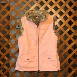 GAP 100% Cotton Vest with Imitation Fur Inside